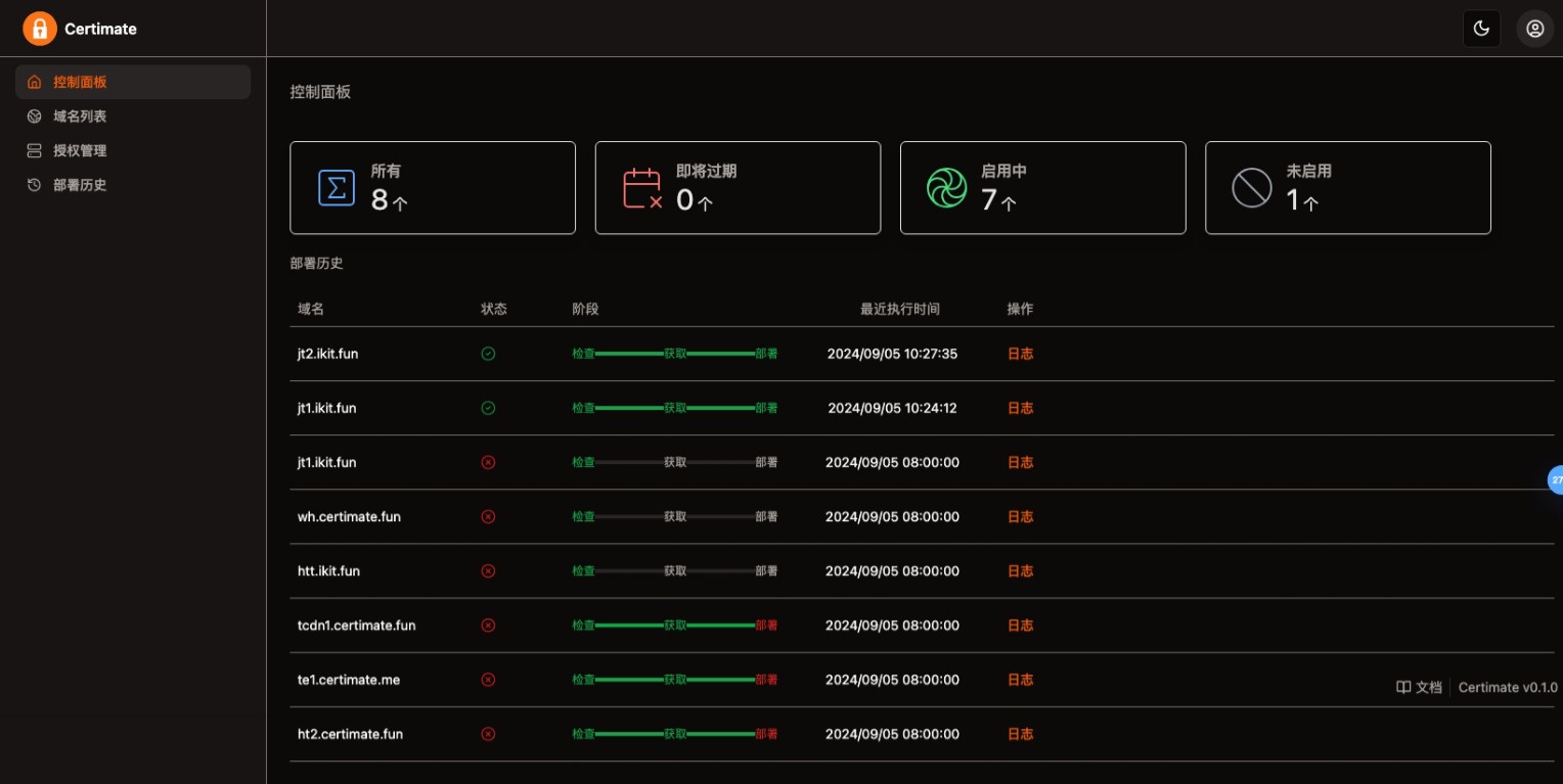 SSL证书管理系统工具网站源码，自动申请、部署SSL证书，并在证书即将过期时自动续期